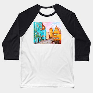 Spring in Rothenburg ob der Tauber Baseball T-Shirt